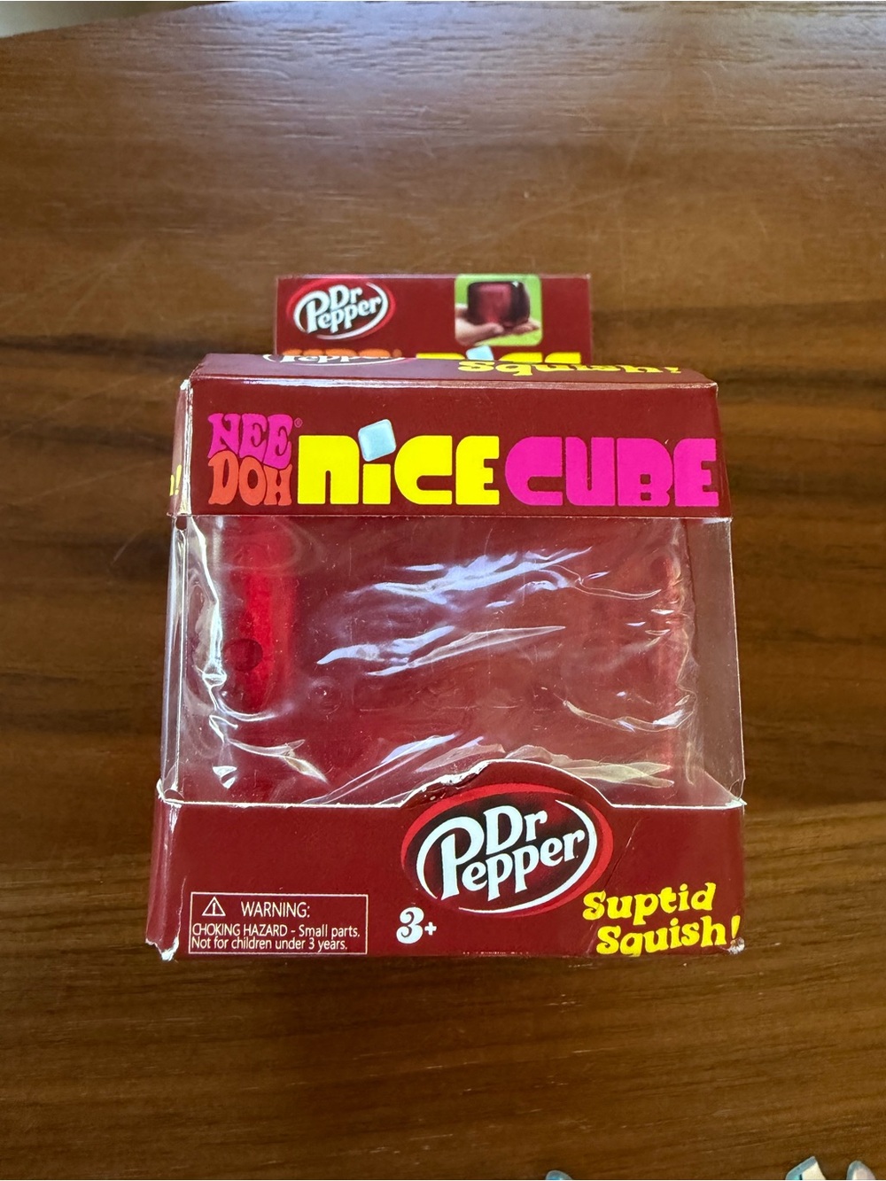 Nee Doh Nice Cube - Red Kids Squishy Toy